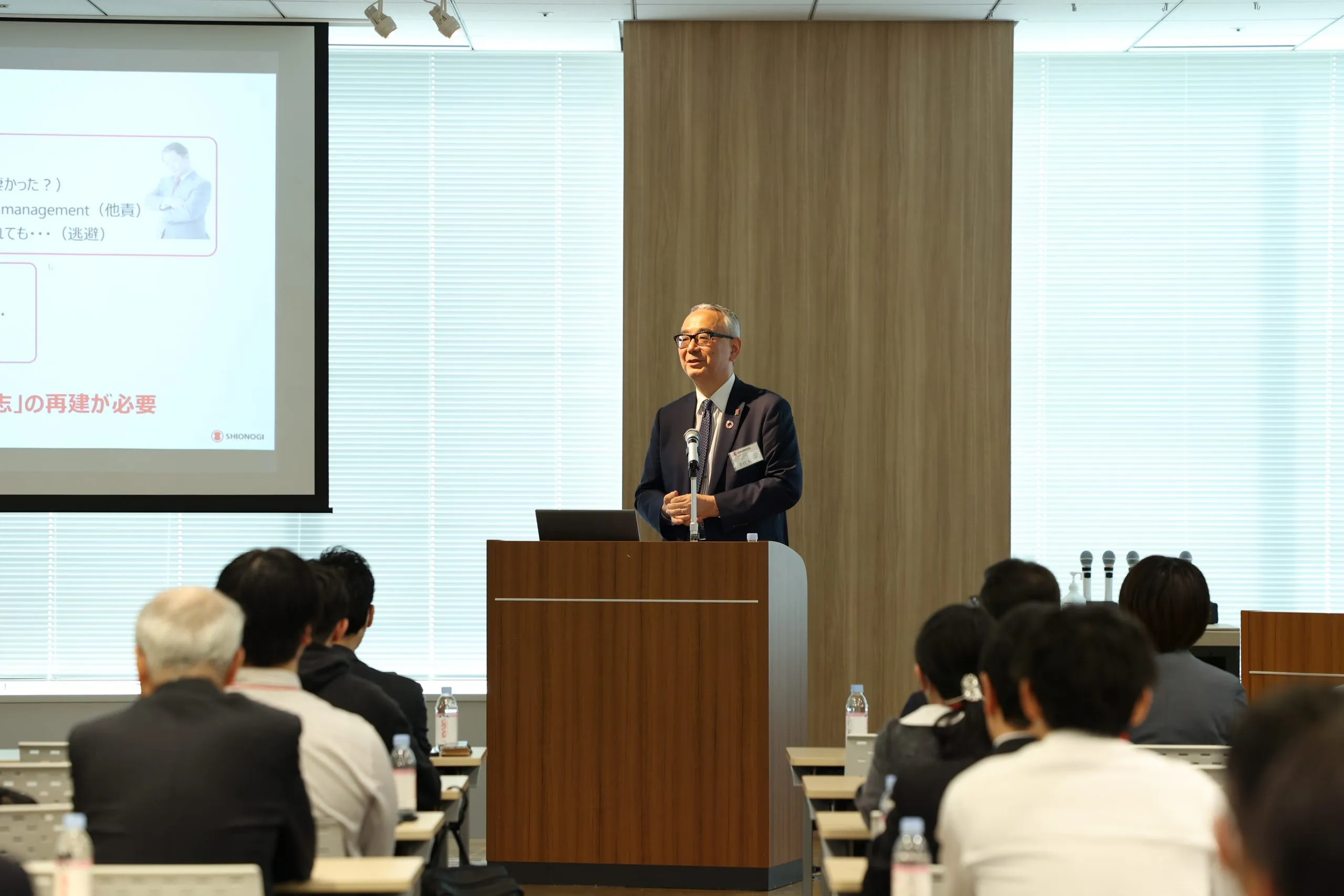 塩野義製薬（株） 代表取締役会長兼社長（NVCC取締役） 手代木 功 氏